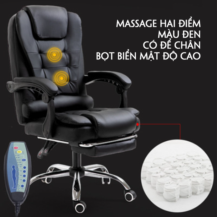 [ Có Ảnh Thật ] Ghế Văn Phòng Cao Cấp , Ghế Văn Phòng Có Massage , Ghế Văn Phòng, Ghế Làm Việc, Ghế Văn Phòng Kèm Massage , Ghế Văn Phòng Có Gác Chân Cao Cấp