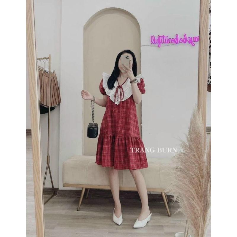 [Hàng loại 1]Đầm Bầu Váy Bầu cao cấp dáng Xuông Chất Lụa Hàn Mềm, siêu mát Thấm Mồ Hôi Tốt, Freesize từ 45 đến 70Kg