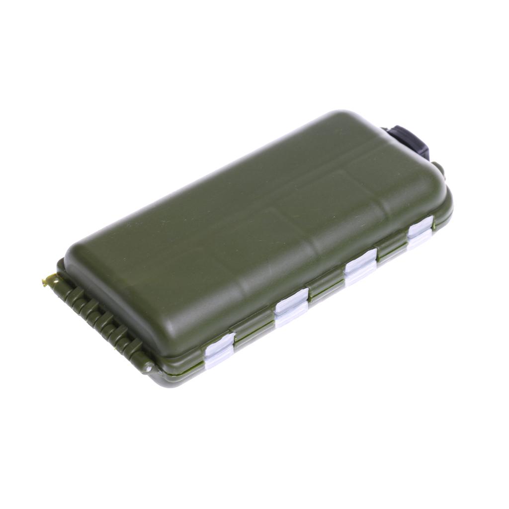 Waterproof Fishing Lures Baits Tackle Storage Box Case with 16 Compartments