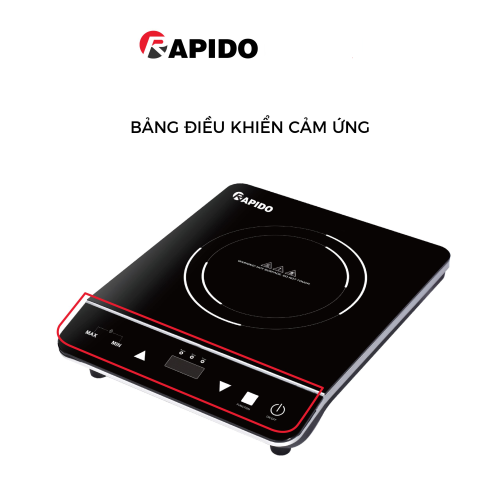 Bếp Từ Đơn Rapido RI2000ES (2000W) - Hàng Chính Hãng