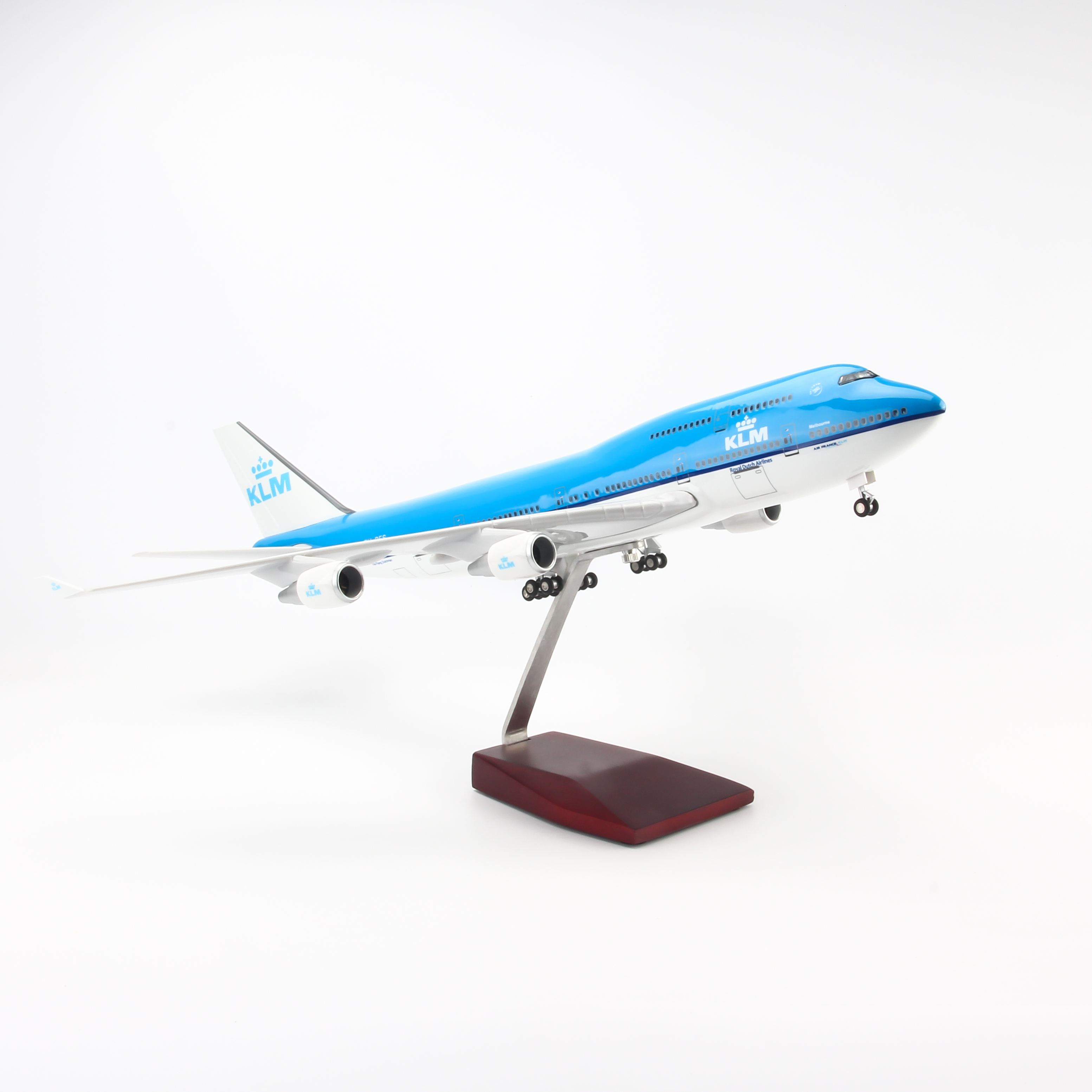 MÔ HÌNH MÁY BAY B747 KLM 47CM EVERFLY (LED)