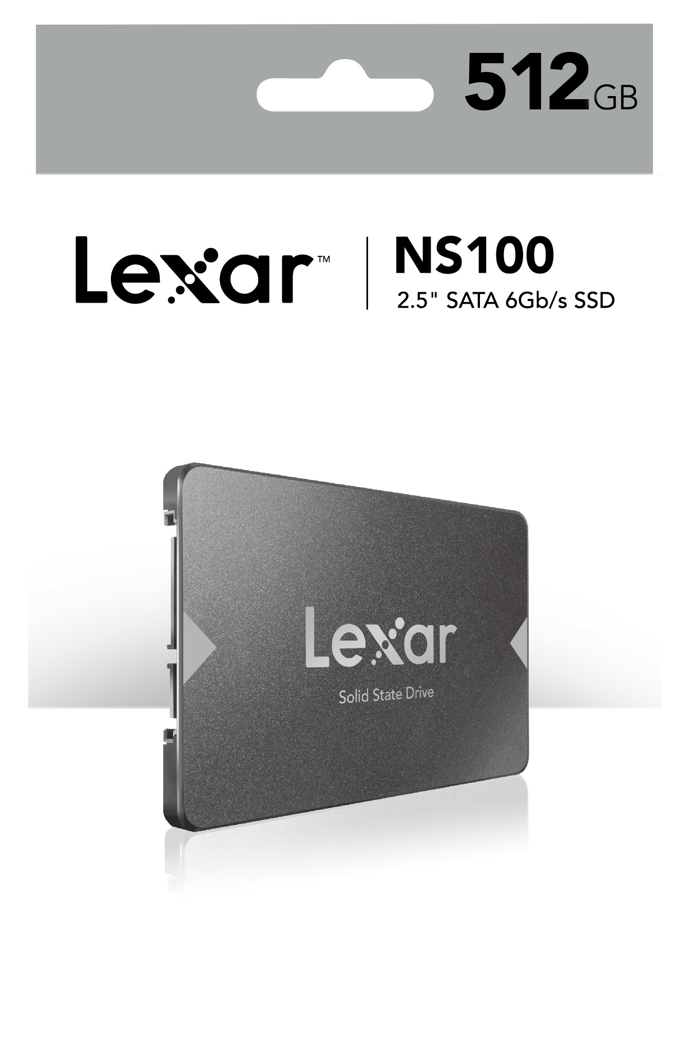 Ổ cứng SSD 512GB Lexar NS100 2.5-Inch SATA III_Hàng chính hãng