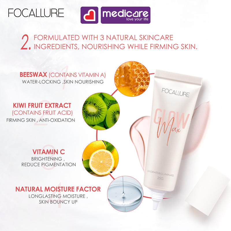 Kem lót FOCALLURE dưỡng ẩm hydrating primer 25g