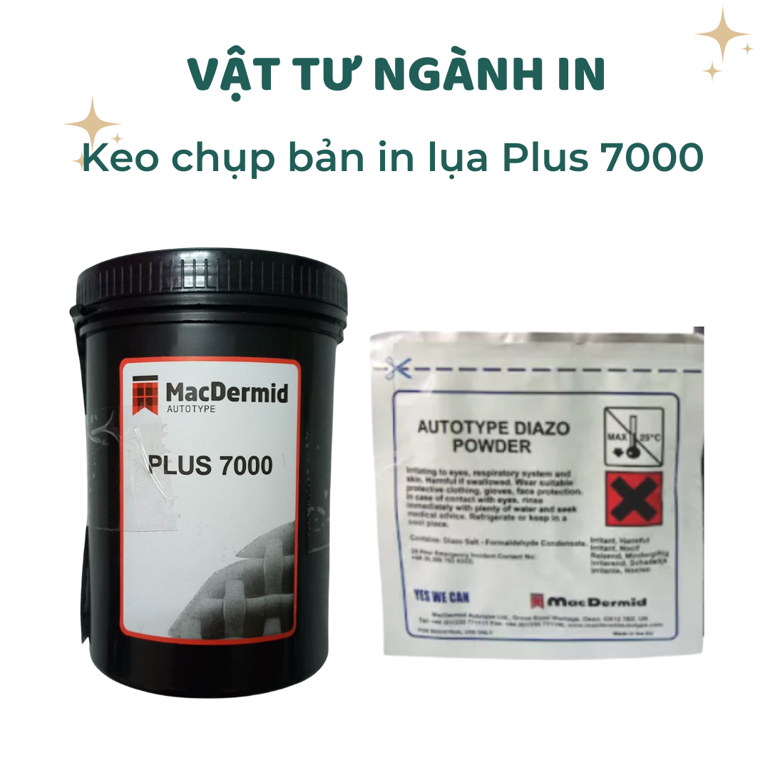 Keo chụp bản in lụa Plus 7000