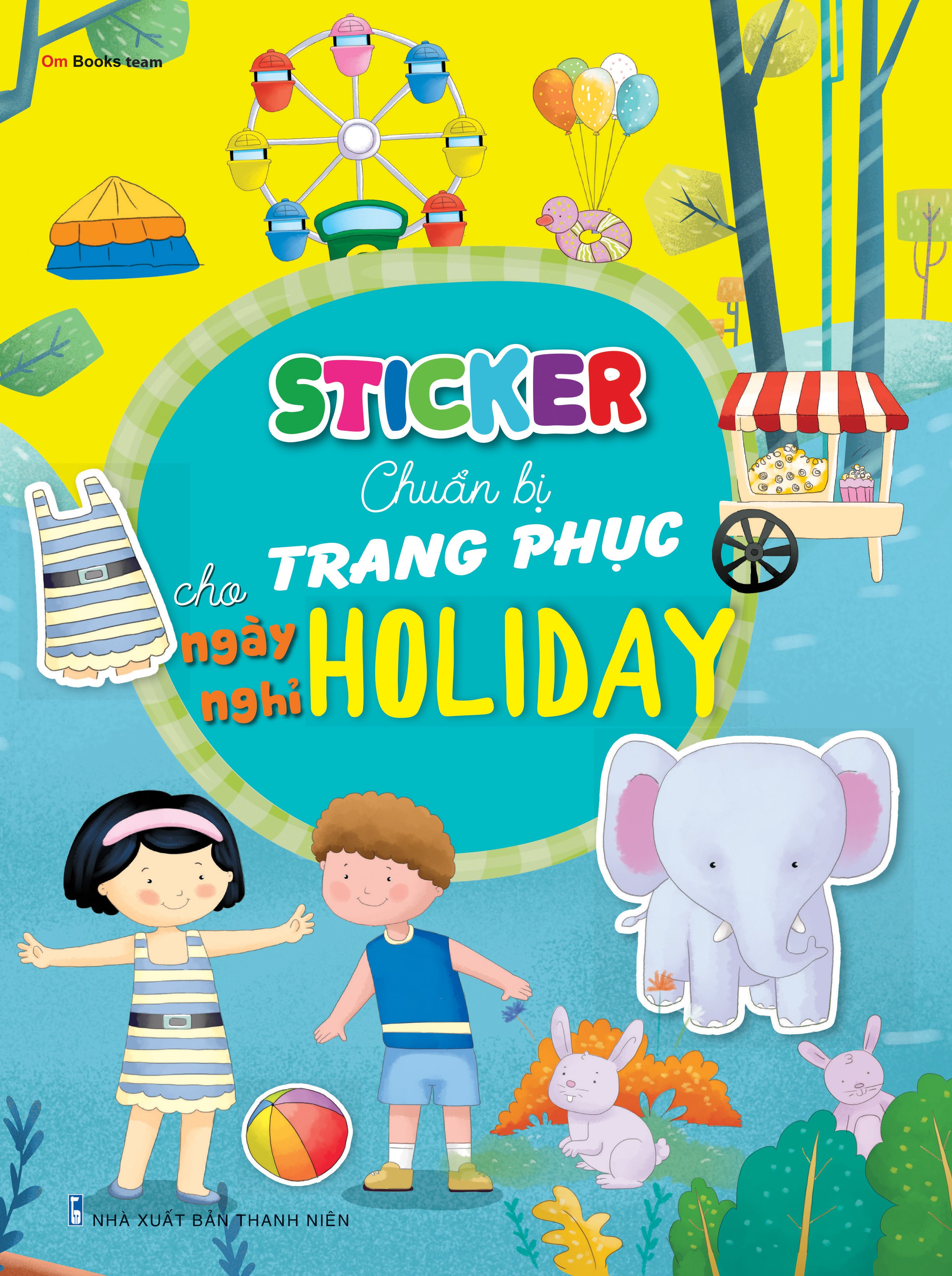 Combo trọn bộ 6 cuốn Sticker chuẩn bị trang phục