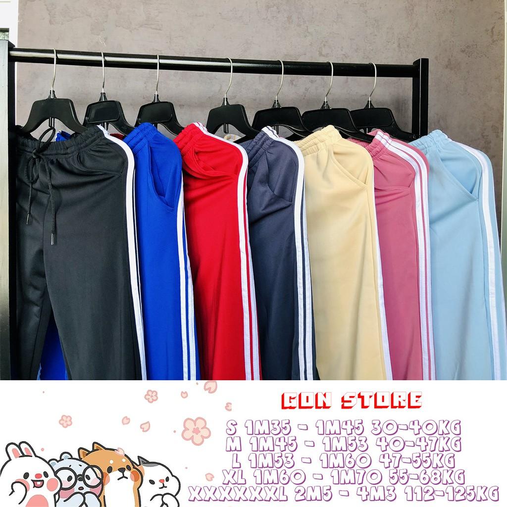 Quần Kẻ 2 Sọc , Quần Sọc , Quần Ulzzang , Quần Bo Gấu , Quần Thể Thao Sọc, Quần Jogger