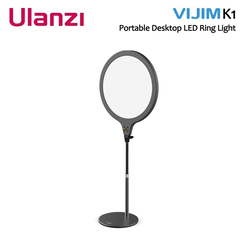 ULANZI VIJIM K1 (3500K-6000K) - HÀNG CHÍNH HÃNG - Đèn LED để bàn, có thể điều chỉnh chiều cao, xoay 360°