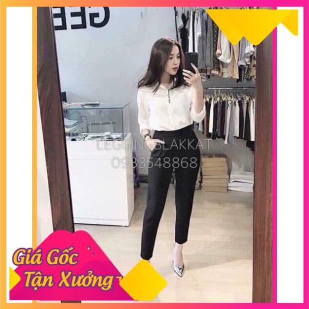 QUẦN BAGGY NỬA SAU CHUN CO DÃN BIGSIZE CHẤT TUYẾT MƯA KHÓA LỆ HÔNG THỜI TRANG BANAMO FASHION QUẦN BAGGY CHUN SAU 835