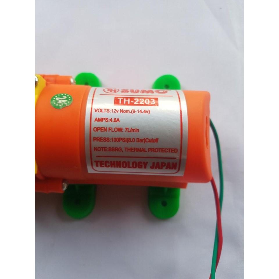 Bơm tăng áp mini 12V cam bơm tăng áp lực nước sử dụng phun sương, tưới cây... Lưu lượng nước 6l/phút tự động hút và