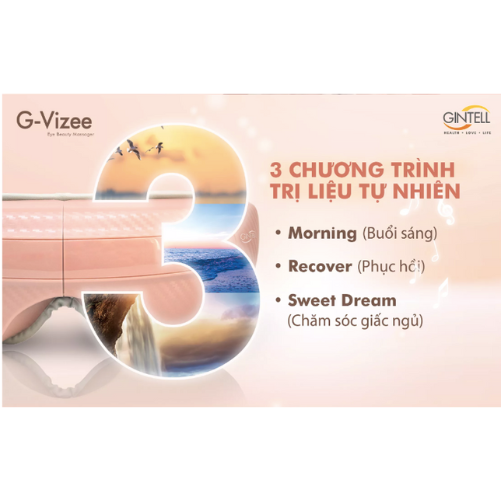 Máy Massage Mắt Nhiệt Hồng Ngoại G-Vizee | 1 Năm Bảo Hành