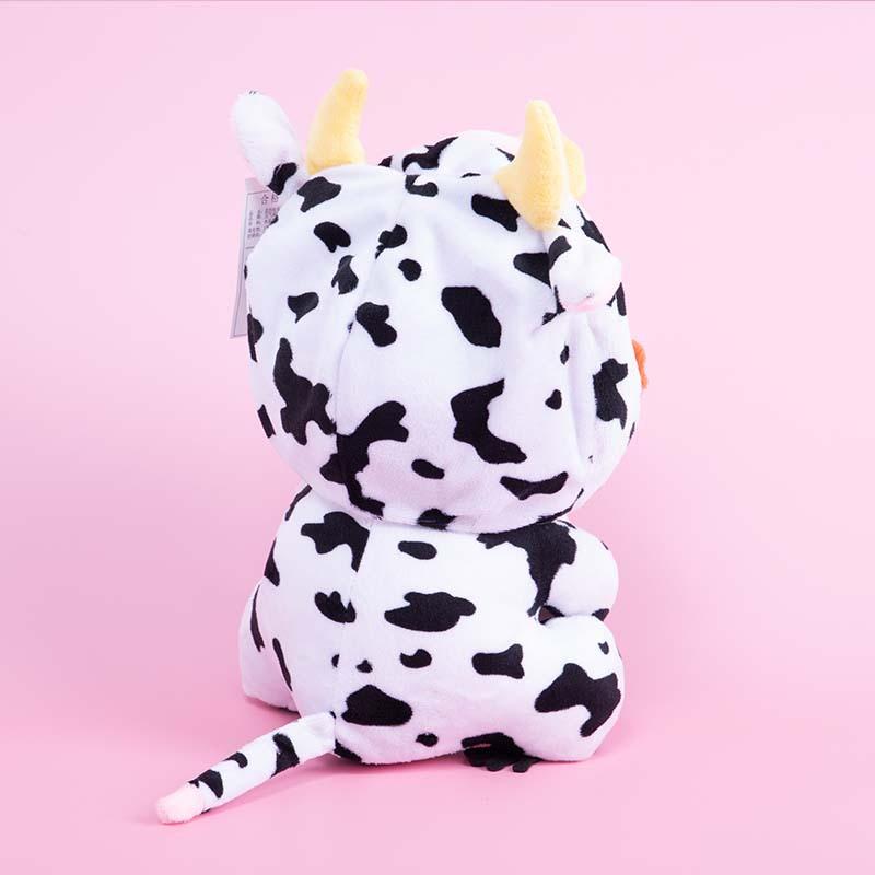 Gấu bông ếch PePe cosplay bò sữa Sad Frog kích thước 25cm NEOCI