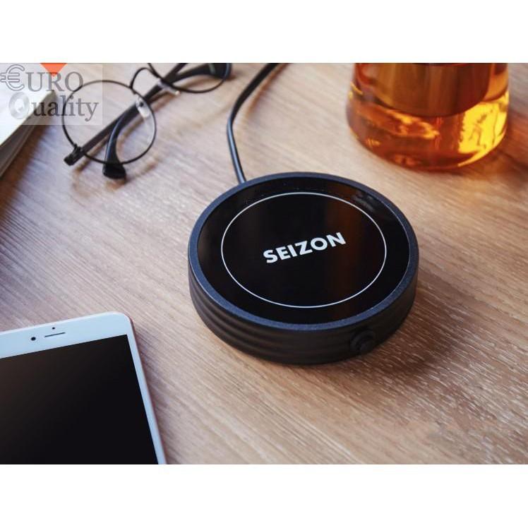 Đế Hâm Nóng Thức Uống Văn Phòng Tặng Kèm Ly Sứ Cao Cấp Euro Quality