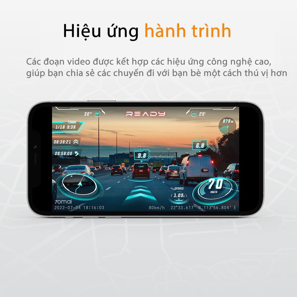 Camera hành trình ô tô Sothing 70mai Omni X200 giám sát từ xa, xoay 360- Hàng chính hãng