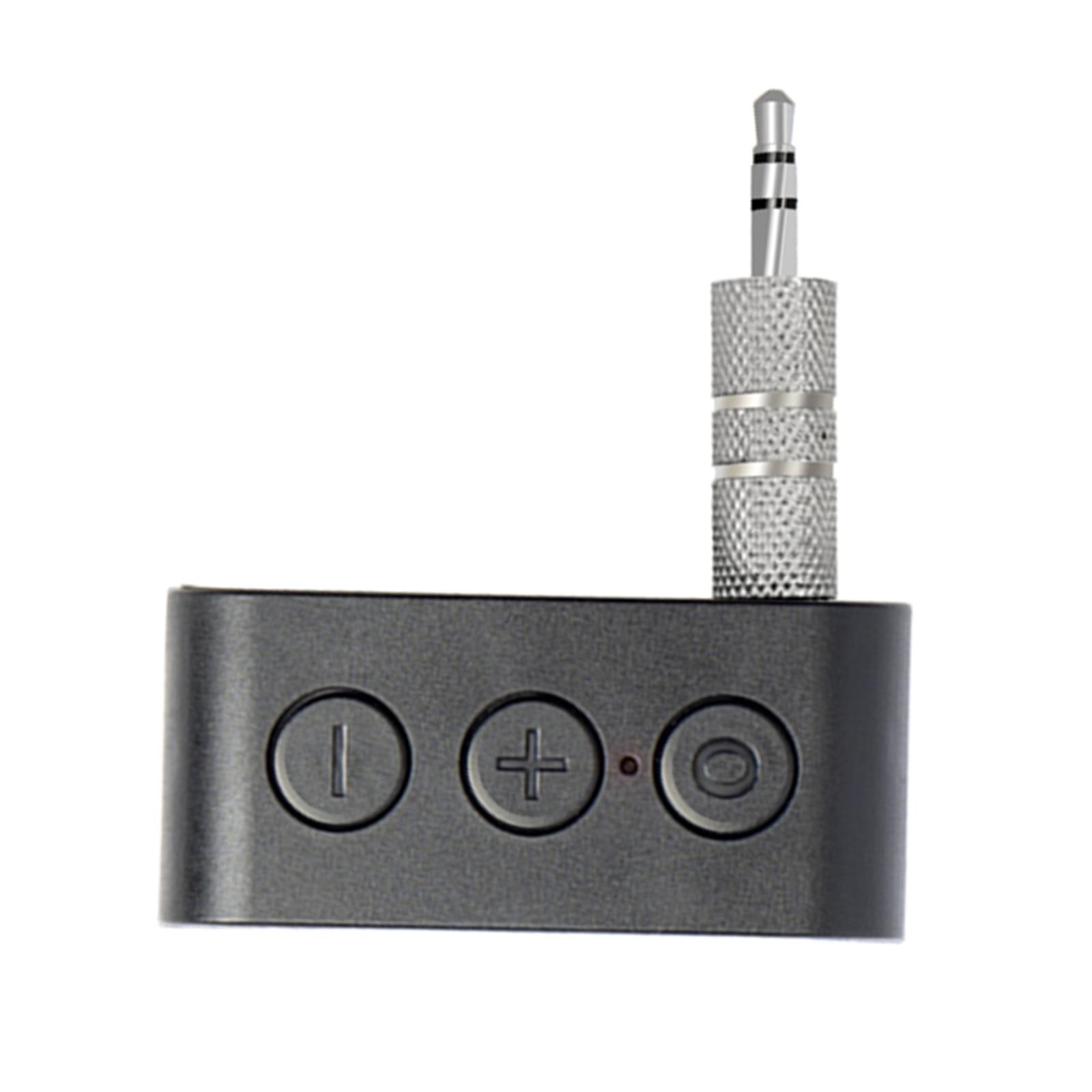 Wireless AUX Bluetooth Receiver Kit 3.5mm Output Built-in Microphone for Home Audio