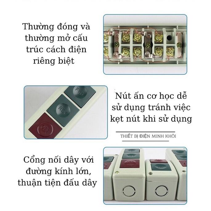 Công tắc nút nhấn BT-2, BT-3, hộp nút nhấn nhả BT2, BT3