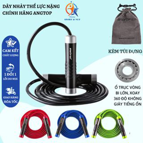 Dây nhảy nặng tập thể lực chuyên nghiệp dây nhảy giảm cân cao cấp TXstar đàn hồi