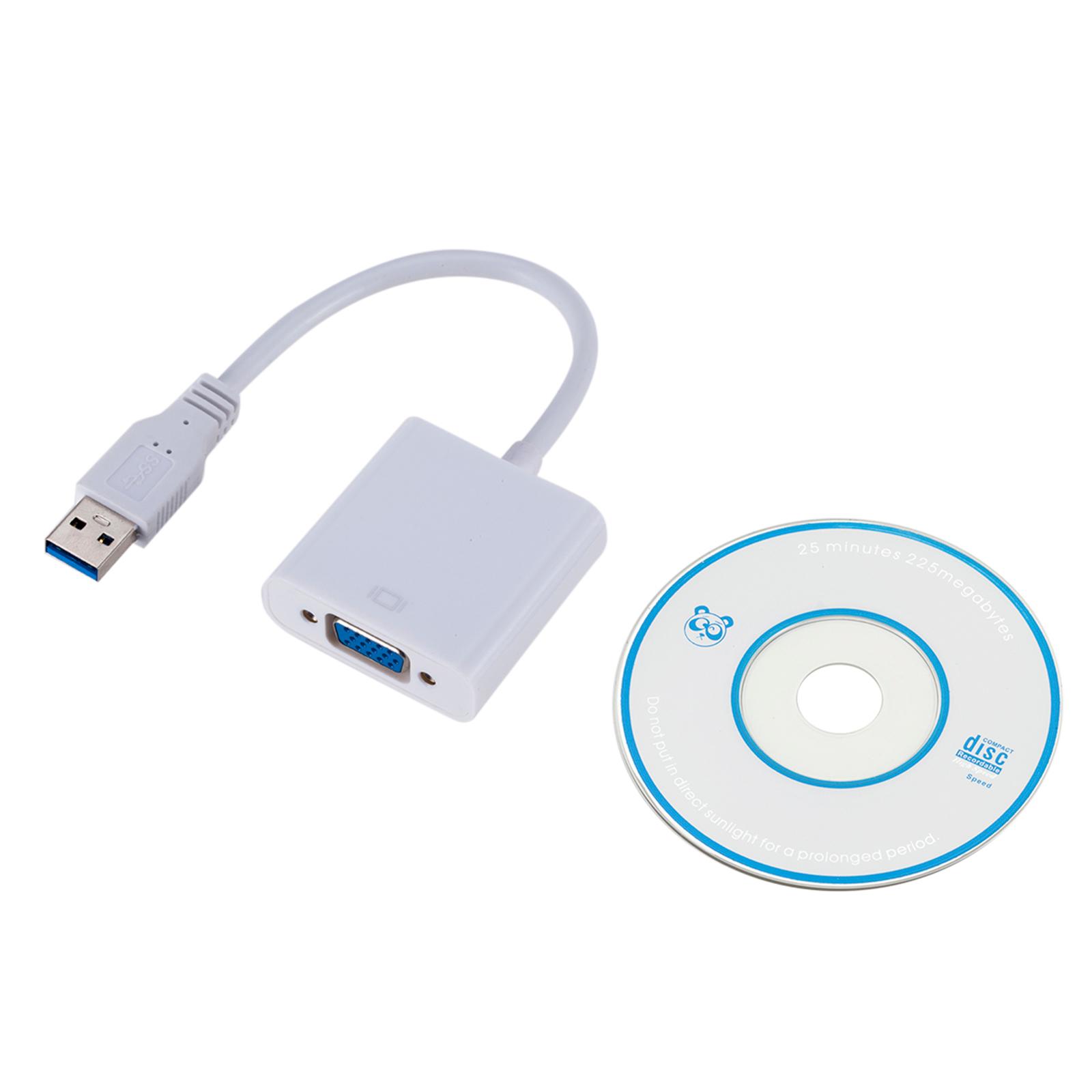 Bộ chuyển đổi USB3.0 sang VGA cho máy tính PC laptop