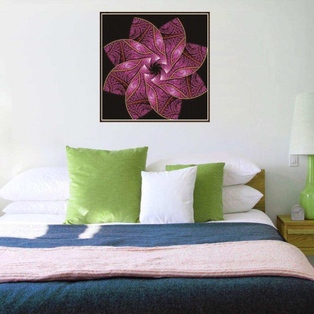 Magic Flower DIY 5D Diamond Painting for Adult Beginners Embroidery Kit Home Wall Hanging Decor Craft