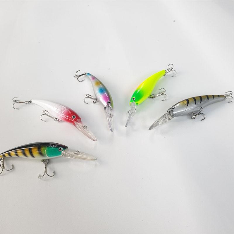 Mồi câu lure cá giả 9cm 7g mồi lure cá lóc, cá chẽm, rô phi mua 5 con tặng hộp đựng M11