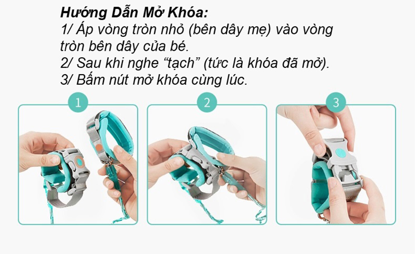 Dây An Toàn Tránh Lạc Bé - KUB