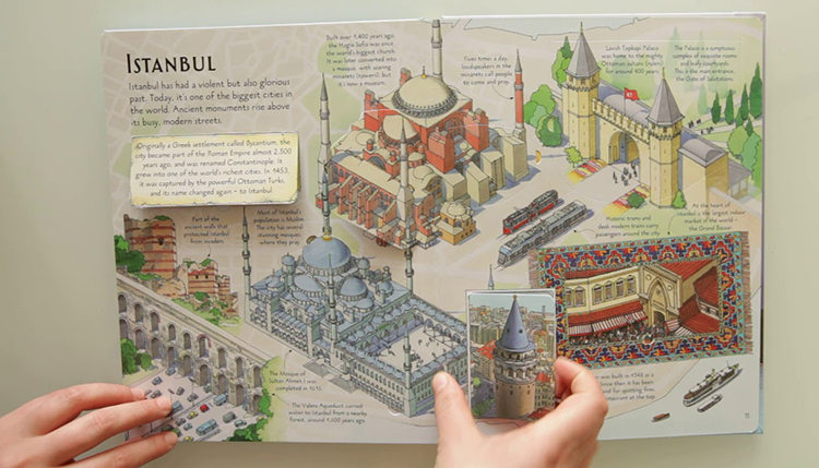 Sách tương tác tiếng Anh - Usborne See Inside Great Cities