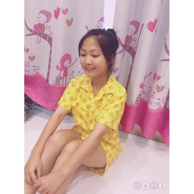 đồ ngủ pyjama-Bộ Ngủ Pijama bảng màu mới nhất