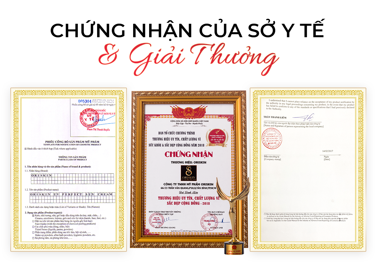 Kem Chống Nắng Oriskin UV Perfect Sun Cream, Nâng Tone Da, Dùng Cho Cả Da Khô, Dầu Mụn, Nhạy Cảm.