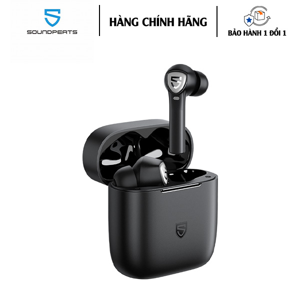 Tai Nghe Bluetooth Earbuds SoundPeats TrueCapsule 2 Thiết kế công thái học gọn nhẹ, điều khiển cảm ứng nhạy - Hàng Chính Hãng