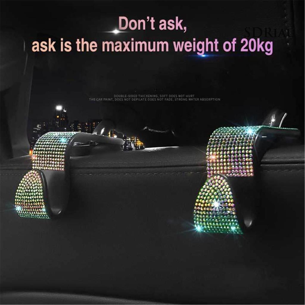 Set 2 Móc Treo Đồ Gắn Sau Ghế Xe Ô Tô