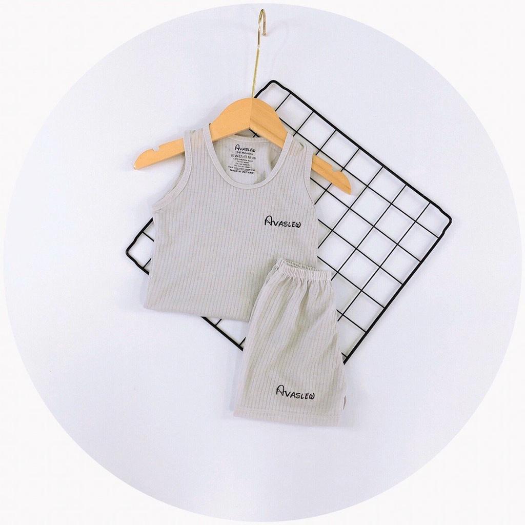 Bộ cotton giấy cho bé trai và gái từ 5-15kg