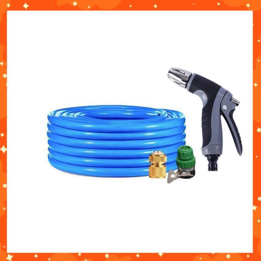 Bộ dây vòi xịt nước rửa xe,tưới cây tăng áp 3 lần 7-10m 206817