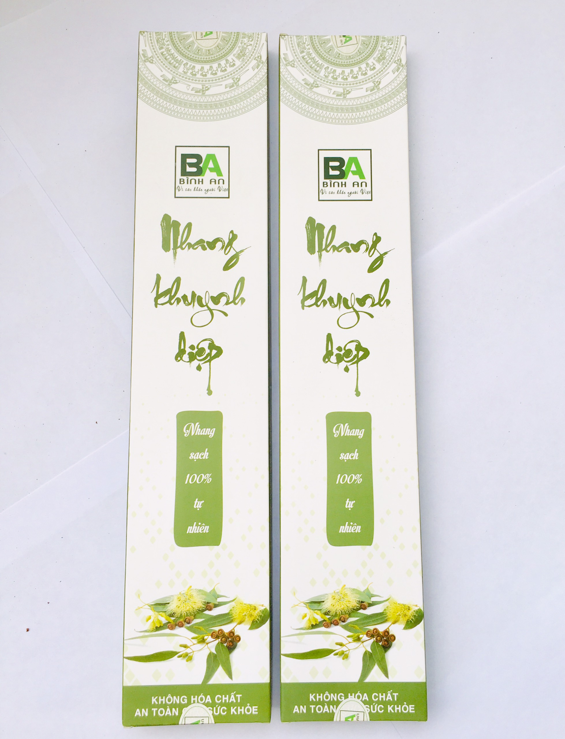 Combo 3 hộp Nhang Sạch Thảo Mộc Bình An -Nhang Sạch 100% Không Hóa Chất - Mỗi hộp 50 nén