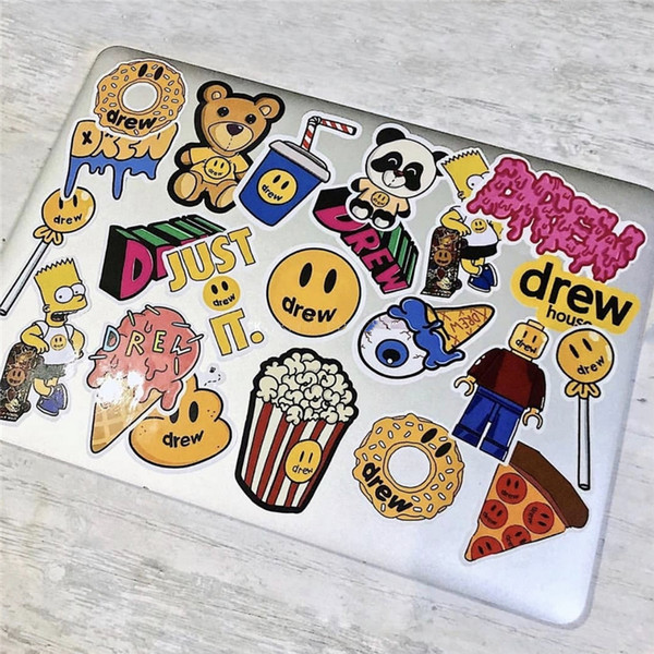 Sticker dán nón bảo hiểm, vali, xe, laptop phong cách graffiti - 50 sticker ngẫu nhiên