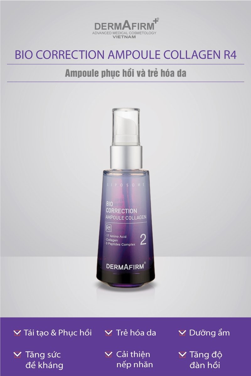 Tinh chất dưỡng da phục hồi và trẻ hóa Ampoule Labo DERMAFIRM - Bio Correction Ampoule Collagen R4 (50ml)