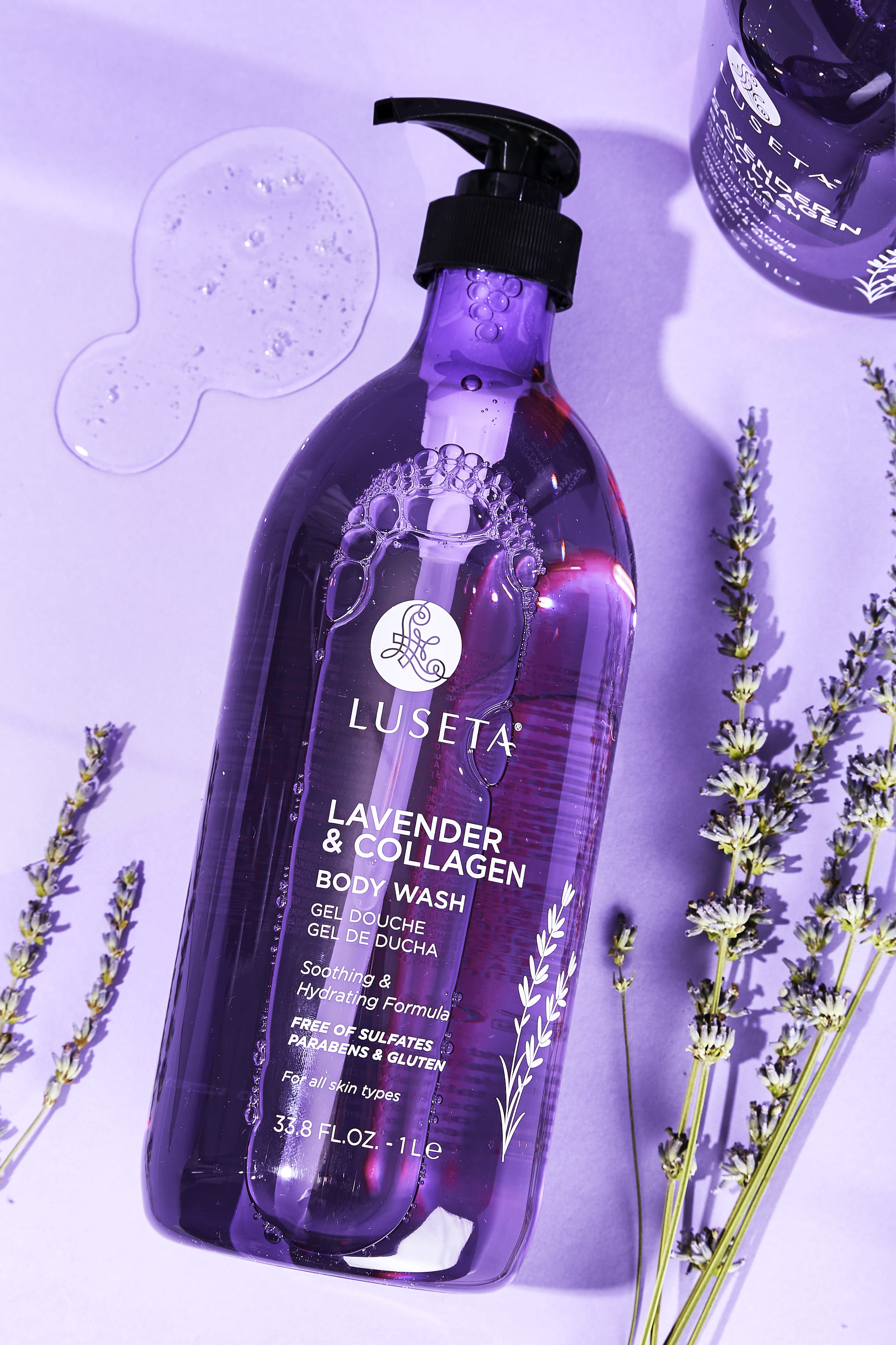 Sữa tắm LUSETA Lavender & Collgen 1000ml