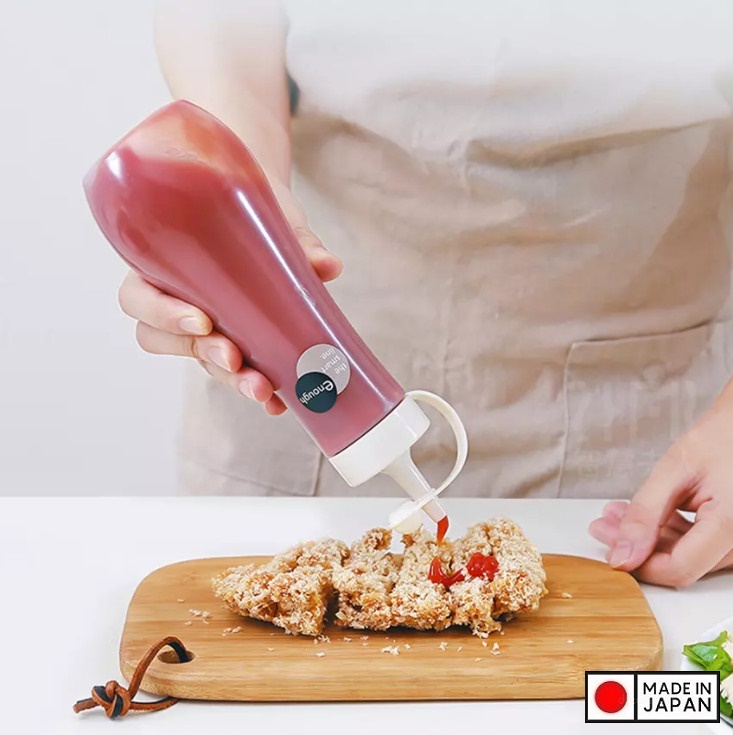 Chai đựng nước sốt Inomata Enough 250ml (S) - Hàng nội địa Nhật Bản nhập khẩu chính hãng