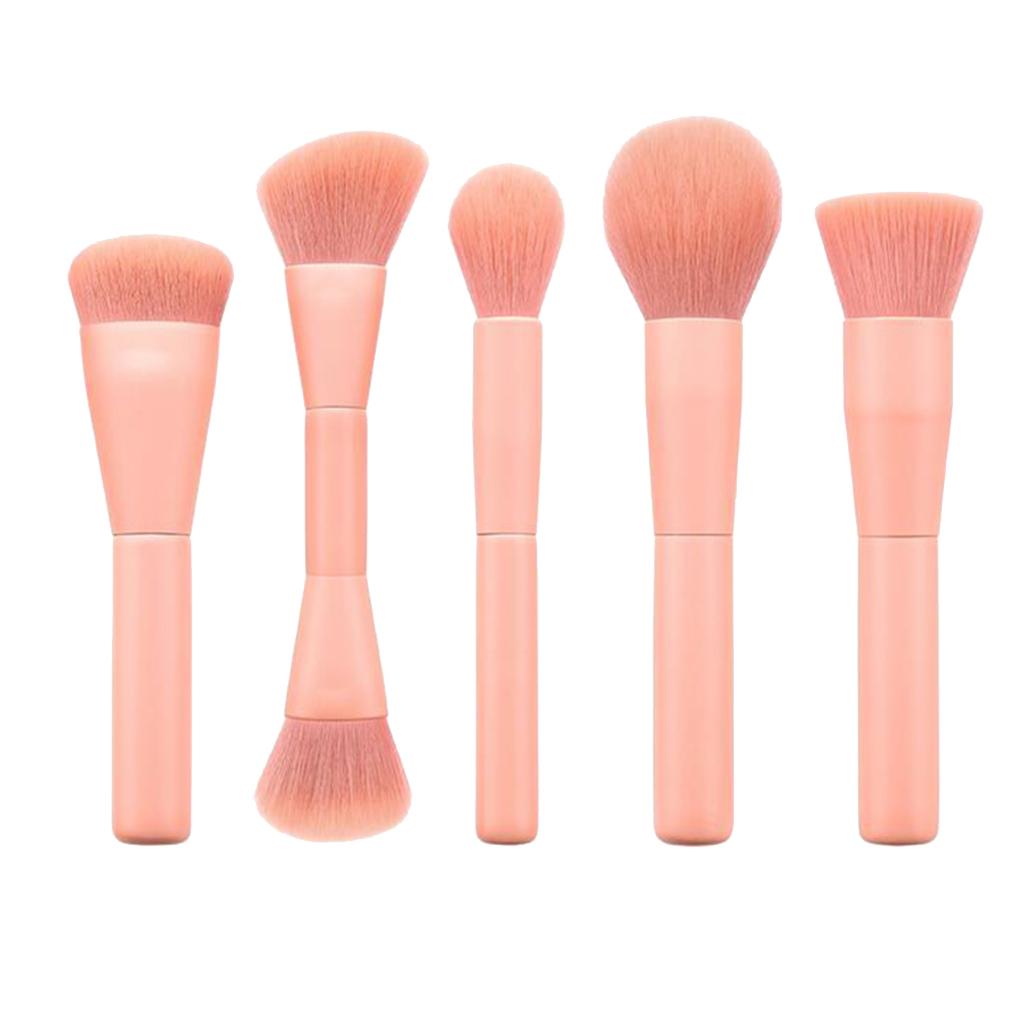 5 Pieces Professional Make up Brushes Wooden Handle Make-up Brush Tools 1