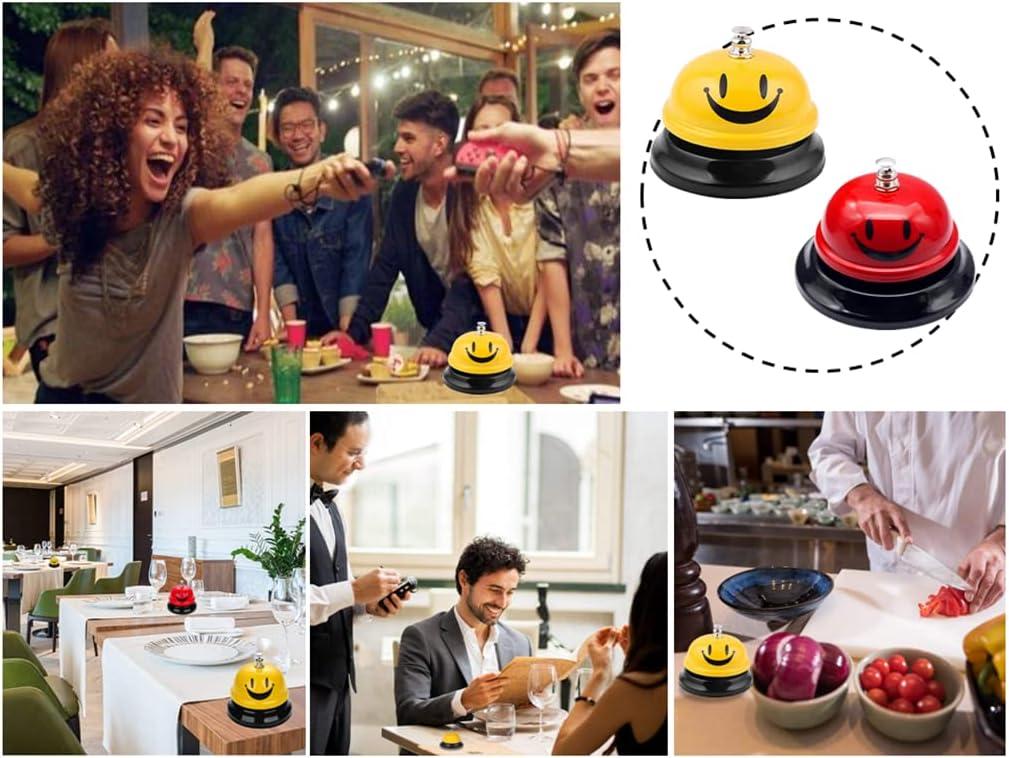 Chiếc chuông bàn, chuông gọi, chuông dịch vụ cuộc gọi, chuông bàn bar, chuông quầy, chuông bàn, chuông tiếp tân, cho nhà bếp, nhà hàng, quán bar, trò chơi, vàng + đỏ