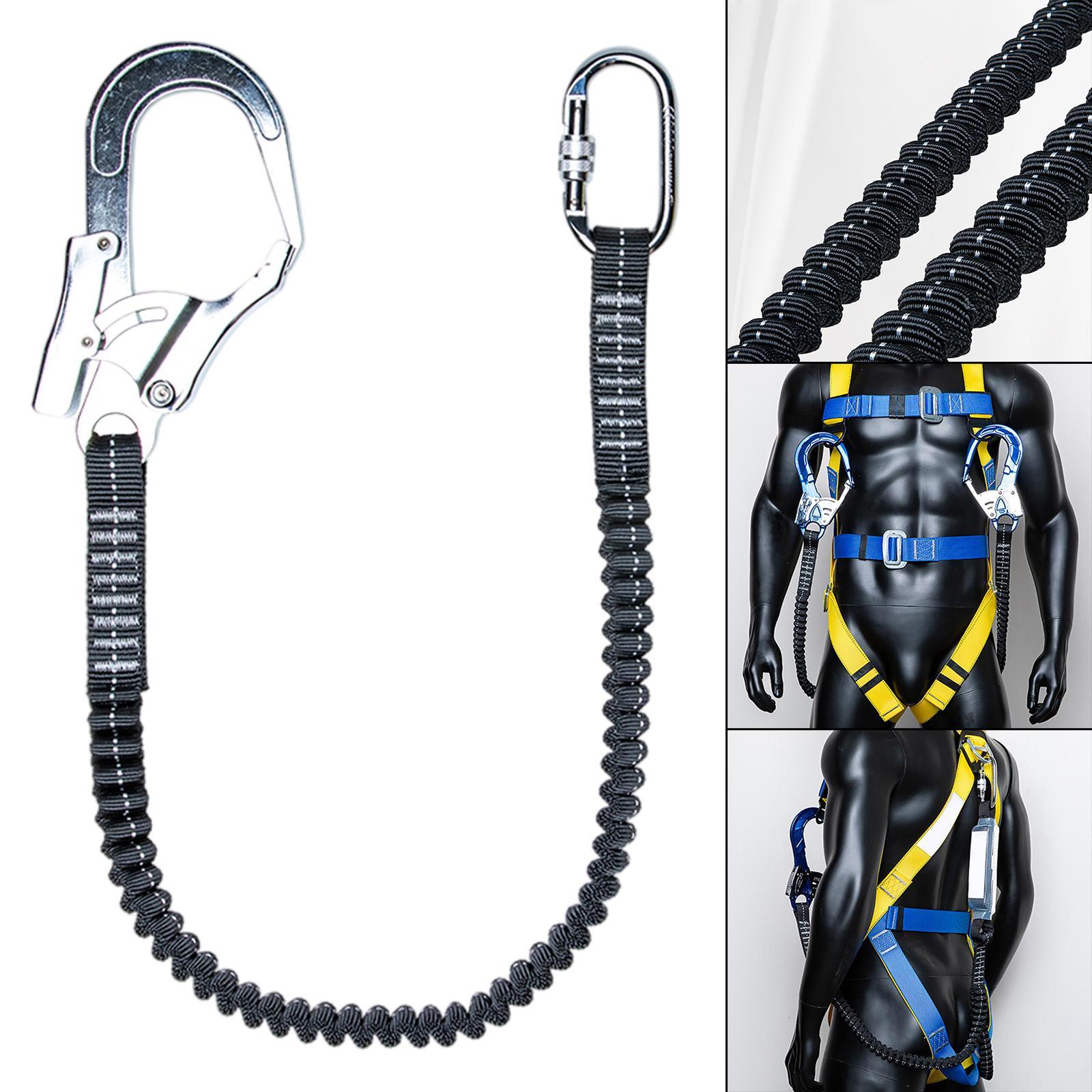 Protective Safety Harness Fall Protection Lanyard with Hook Construction
