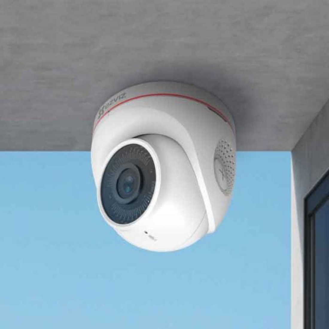 Camera EZVIZ C4W 1080P, WIFI, Chống Nước IP67, Ghi Gình Ban Đêm Có Màu, Tích Hợp AI, Chuẩn Nén Video H.265 - Hàng Chính Hãng