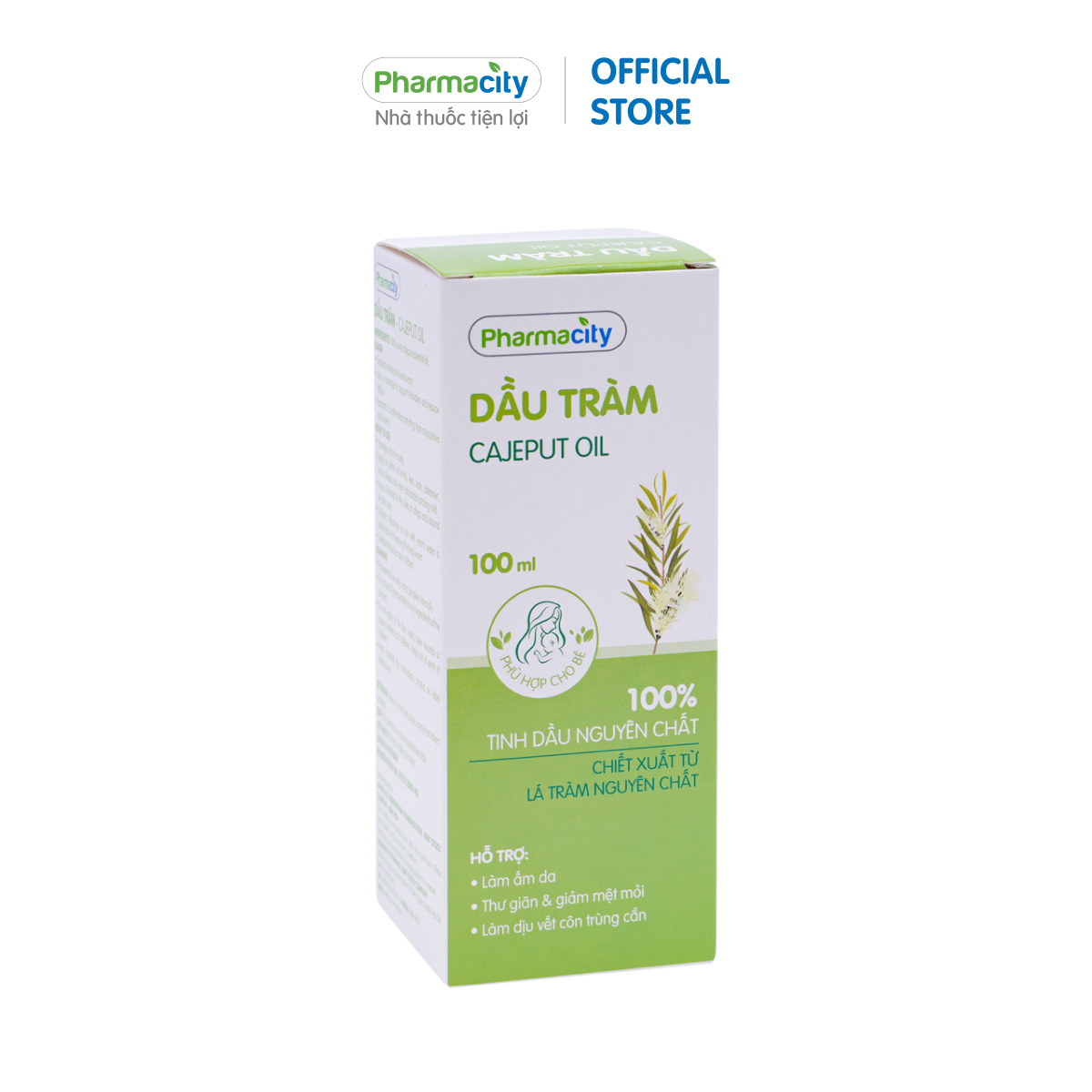 Dầu tràm nguyên chất Pharmacity (100ml)