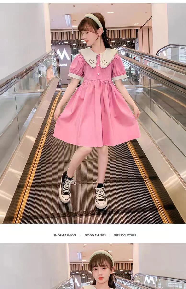 DIYIWEI Váy mùa hè cho bé gái 2023 Hàn Quốc Váy mùa hè cho trẻ em