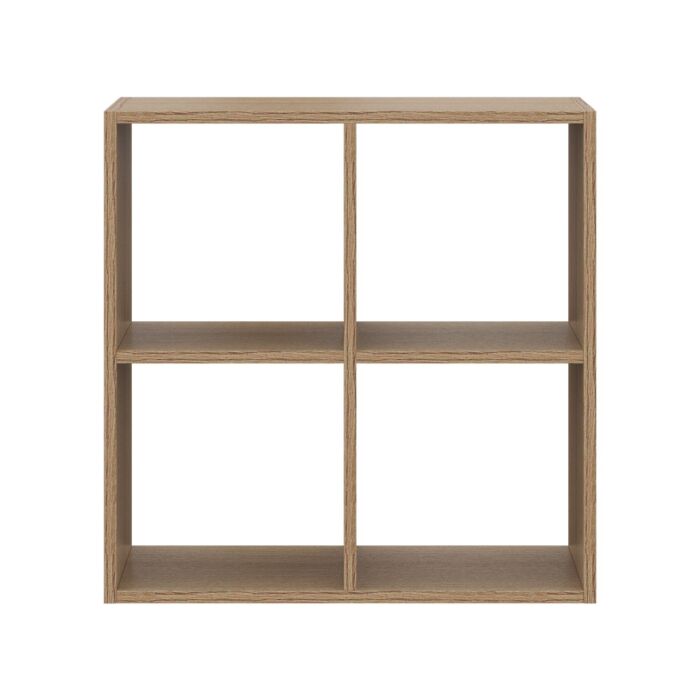 SB Furniture, Koncept, Tomo Storage Shelf C63x63, Cashew Oak Color, W63xD29xH63 cm.