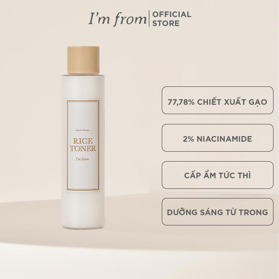 Nước hoa hồng chiết xuất gạo I'm From Rice Toner 150ml