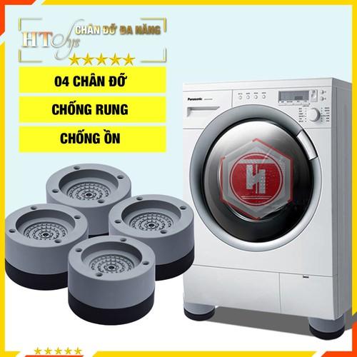 Hình ảnh Bộ 4 miếng đệm cao su lót chân máy giặt chống rung chống ồn