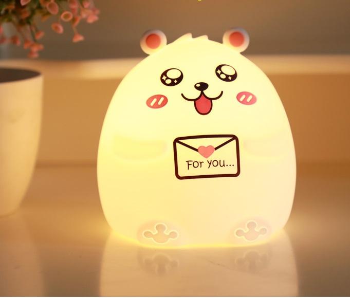 Đèn Ngủ Cảm Ứng Hình Gấu Trúc Ngộ Nghĩnh