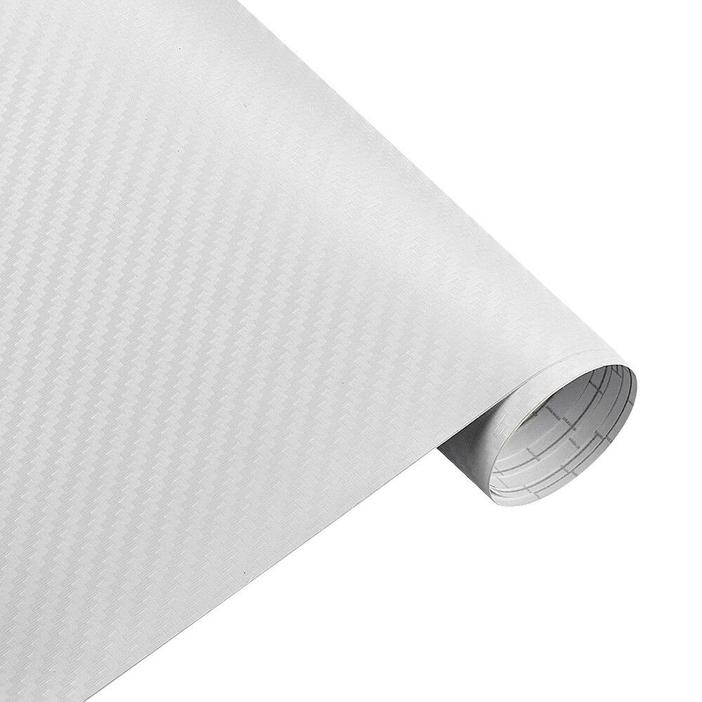 30x127cm Waterproof DIY 3D Carbon Fiber Vinyl Wrapping Film Car Sticker Motorcycle Automobiles Car Styling Accessories