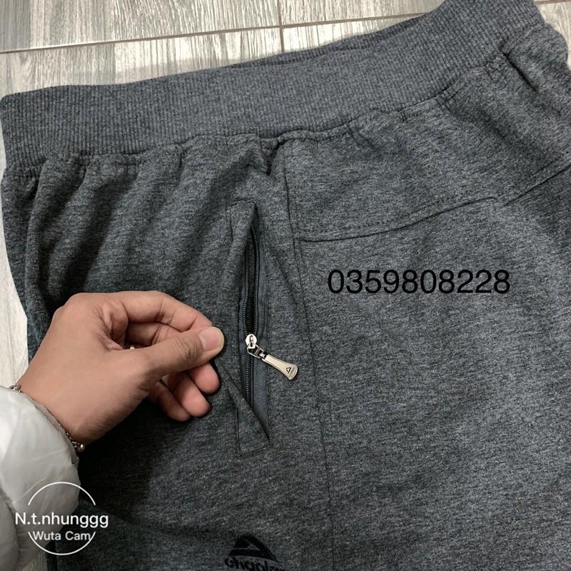 Bộ quần áo nỉ thể thao nam trung niên cổ tròn