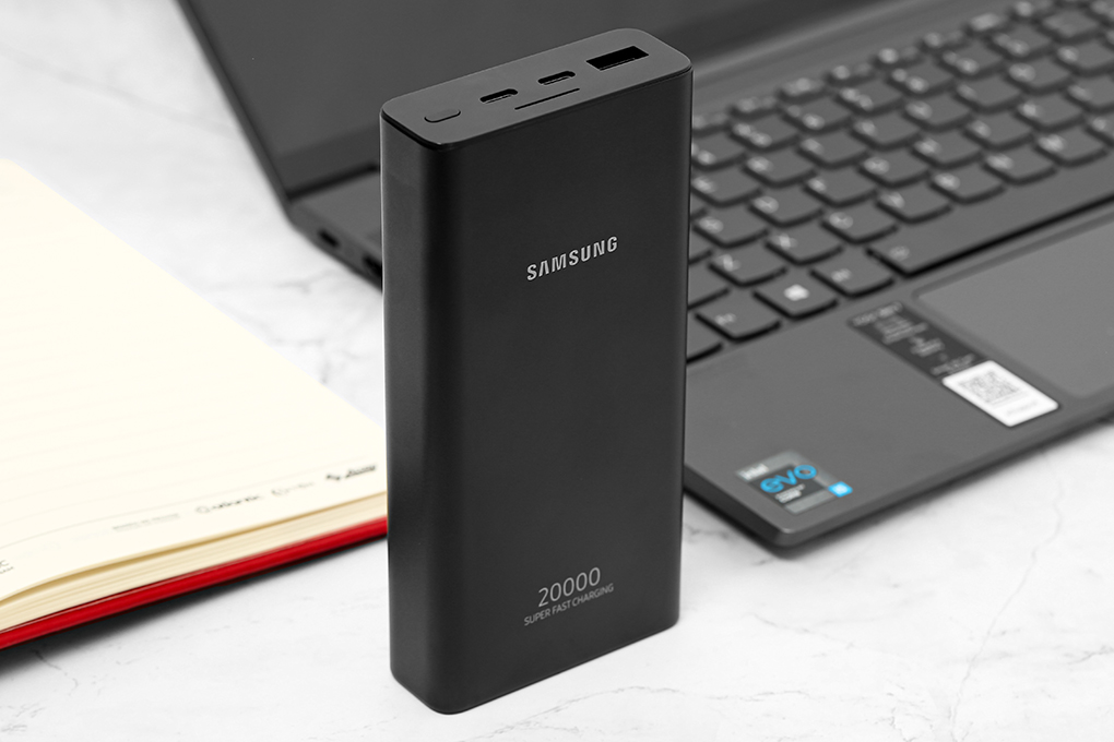 Sạc Dự Phòng Samsung 20.000mAh 25W (EB-P5300) (kèm cáp Type-C 0.3m) - Hàng Chính Hãng