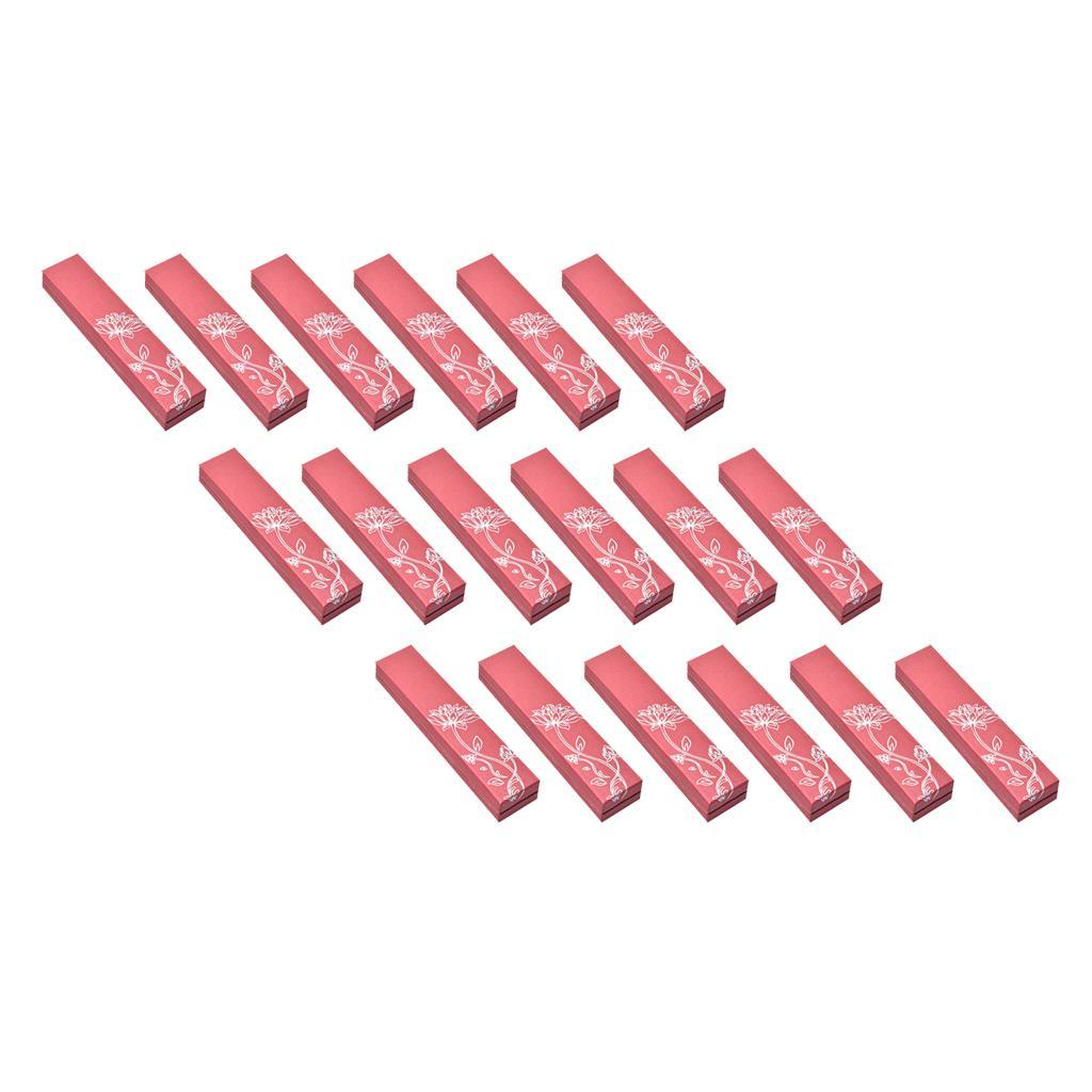 18Pcs Jewellery Gift Boxes Necklace Bracelet Case Valentines Gift Box Red
